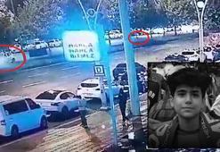 Kupa töreni sonrası evine giderken otomobilin çarptığı Yusuf öldü; kaza kamerada
