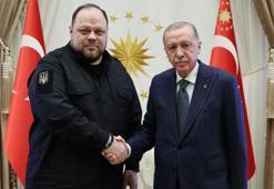 Cumhurbaşkanı Erdoğan, Ukrayna Meclis Başkanı Stefanchuk'u kabul ettİ