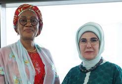 Emine Erdoğan, Nijerya Devlet Başkan Tinubu'nun eşi ile bir araya geldi