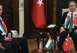 İçişleri Bakanı Yerlikaya, Filistin Büyükelçisi Mustafa ile görüştü