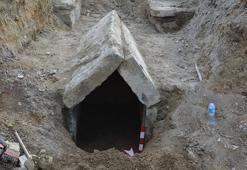 Su deposu kazısında Bizans dönemine ait mezarın bulunduğu bölge, sit alanı oldu