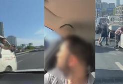 Küçükçekmece'de trafik magandaları sürücüye saldırdı