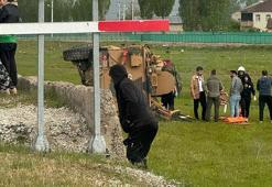 Hakkari'de askeri araç şarampole yuvarlandı: 2 yaralı