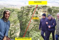Kayalıklardan itildiği ortaya çıkmıştı; olay günü eşi araç kiralayıp lokantaya götürmüş
