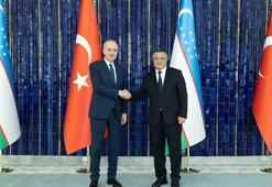 TBMM Başkanı Kurtulmuş, Özbekistanlı mevkidaşı İsmailov ile görüştü