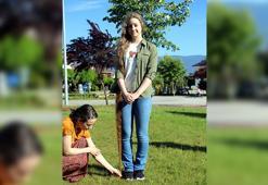 Zeynep’in doğduğundan beri kesilmeyen saçları 160 santim oldu