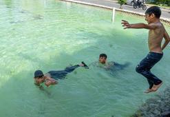 Süs havuzunda tehlikeli serinlik