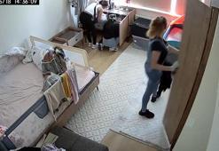 Bakırköy'de bebekleri için eve taktırdıkları kameralar hırsızları görüntüledi