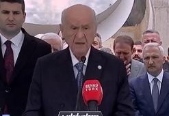 Bahçeli: Cumhur İttifakı'nı zafiyete uğratmak için üzerimize gelenleri paramparça etmek borcumuzdur