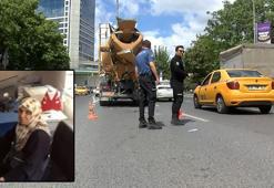 Şişli’de beton mikserinin çarptığı kadın öldü