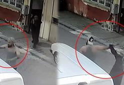 Satırla dayısının evinin kapısına dayandı; yoldan geçen 2 kadını darbetti