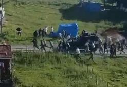 Arnavutköy’de kaçak yapıların yıkımında arbede