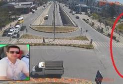 Beton mikserinin çarptığı bisikletteki öğretmen hayatını kaybetti; kaza anı kamerada