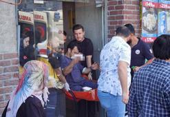 Taşlama makinesine parmakları ile bacağını kaptıran işçi yaralandı