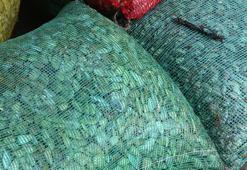 Çanakkale'de kaçak yolla avlanan 3 ton kum şırlanı ele geçirildi