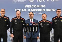 Bakan Kacır, AX-3 Uzay Misyonu mürettebatıyla buluştu
