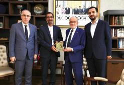 Saadet Partisi Genel Başkanı Karamollaoğlu İranlı rektör ve yazarı kabul etti