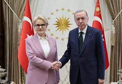 Cumhurbaşkanı Erdoğan'ın Akşener ile görüşmesi sona erdi