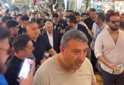 Aziz Yıldırım, Kapalı Çarşı’da coşkuyla karşılandı
