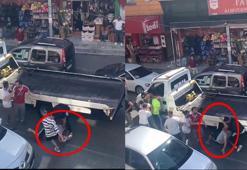 Beykoz'da trafik kavgası; yere yatırılan sürücü defalarca tekmelendi