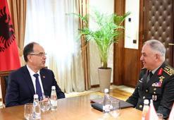 Genelkurmay Başkanı Gürak, Arnavutluk Cumhurbaşkanı Begaj ile görüştü
