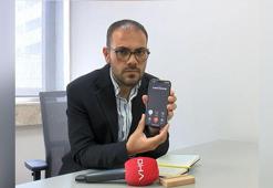 Telefonda gazeteciyi dolandırma girişimi kamerada