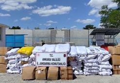Ankara'da 5 milyon lira değerinde kaçak tütün ele geçirildi