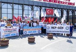 HEP-SEN üyeleri maaş, ödemeler, ulaşım ve kreş desteğine yönelik açıklama yaptı