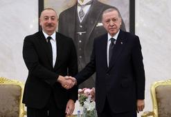 Cumhurbaşkanı Erdoğan, Azerbaycan Cumhurbaşkanı Aliyev ile görüştü
