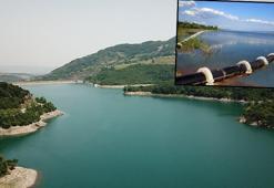 Su seviyesi düşen Yuvacık Barajı'na Sapanca Gölü'nden takviye