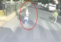 Diyarbakır'da otobüsün çarptığı kadın öldü; kaza kamerada