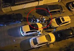 Arnavutköy'de sürücülerin tekmeli yumruklu ters yön kavgası