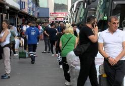 Büyük İstanbul Otogarı'nda bayram yoğunluğu