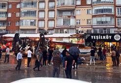 Yozgat’ta şiddetli rüzgar, çatıları uçurdu; olay anı kamerada