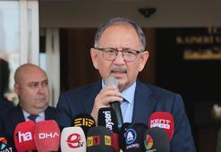 Bakan Özhaseki: Deprem bölgesinde 2 binin üzerinde şantiyemiz var