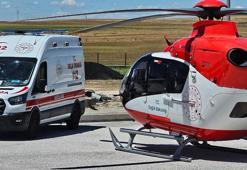 Sağlık Bakanlığı'ndan geçiş güzergahında ambulans helikopterli önlem