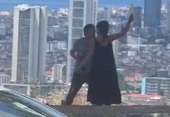 Pendik’te manzara izleyen ikili arasında satırlı tartışma