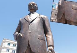 Kayseri'de Atatürk Anıtı'na baltalı saldırı: 1'i kadın 2 gözaltı