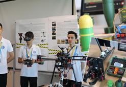 Arkadaşları şehit olan bomba imha uzmanının oğlundan patlayıcı imha eden insansız hava aracı