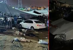 Mersin'de otomobil hayvan pazarına girdi: 2'si ağır 8 yaralı, 7 kurbanlık öldü