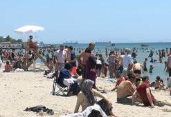 Büyükçekmece ve Menekşe Plajı'nda bayram yoğunluğu