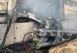 Ankara'da palet fabrikasında çıkan yangın 3 saatte söndürüldü