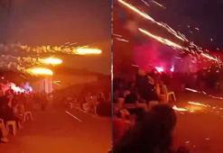 Bursa'daki 'Şalvar Şenliği'nde atılan havai fişek, kadınların üzerine düşüp patladı: 4 yaralı