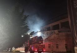 Beşiktaş Tüpraş Stadyumu'nda yangın