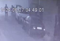 Bahçelievler'de 7 katlı binadaki çökme kamerada