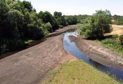 Tunca Nehri kuruma noktasına geldi, çeltik sulaması durdu