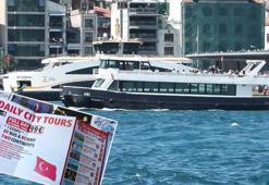 Boğaz turunda yabancı turist tarifesi: Eminönü'nde 150, Sultanahmet'te 3 bin 500