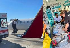Akciğer hastası Solin bebek, ambulans uçakla İstanbul’a götürüldü