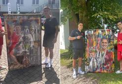 Türkiye’nin yıldızları Arda Güler ve Kenan Yıldız’a özel tablo çalışması