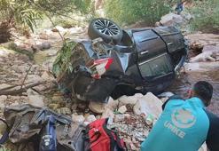 200 metreden dereye uçan otomobilin sürücüsü öldü